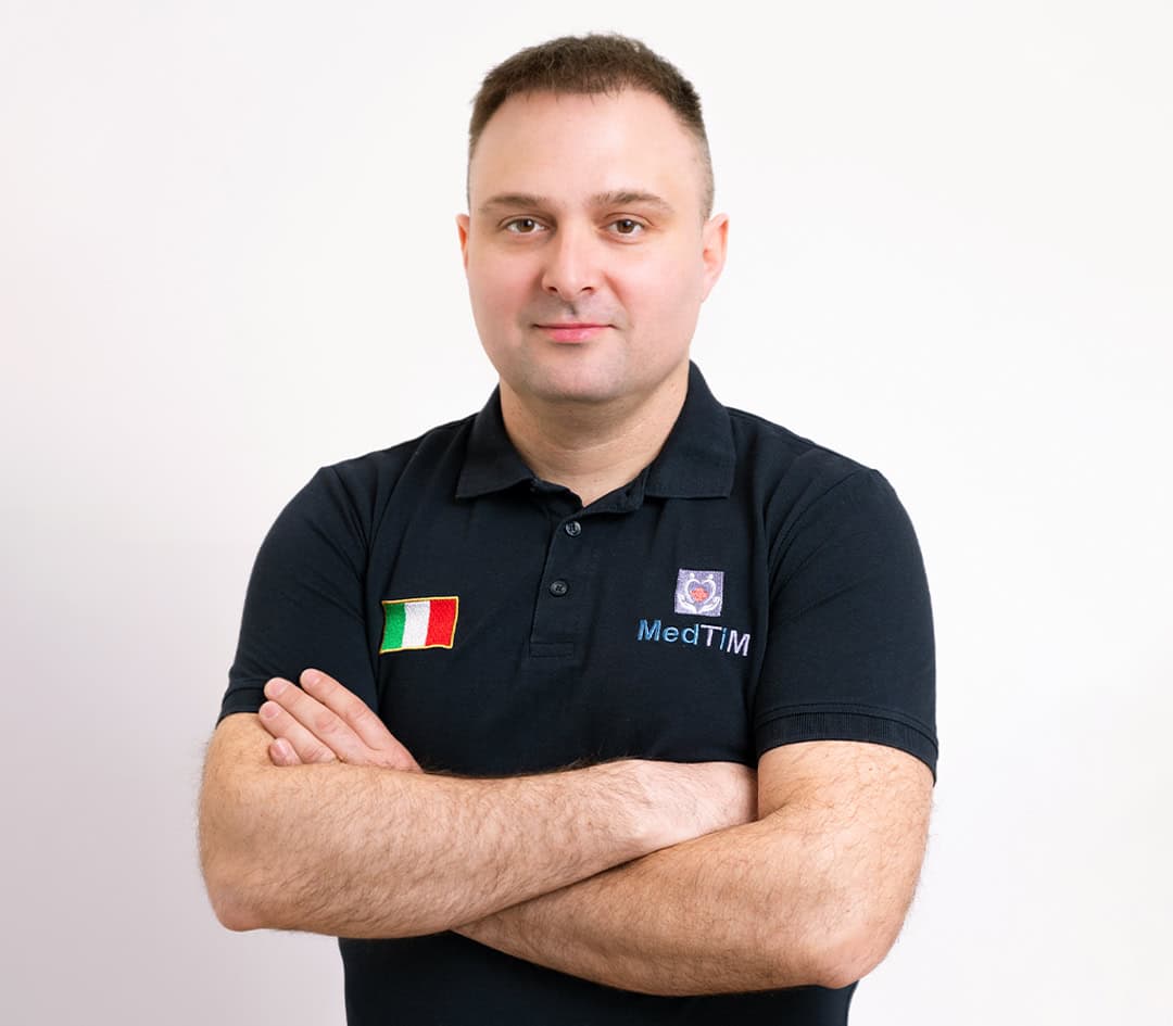 Дејан Бркиќ – менаџер за италијански јазик во клиниката MedTiM