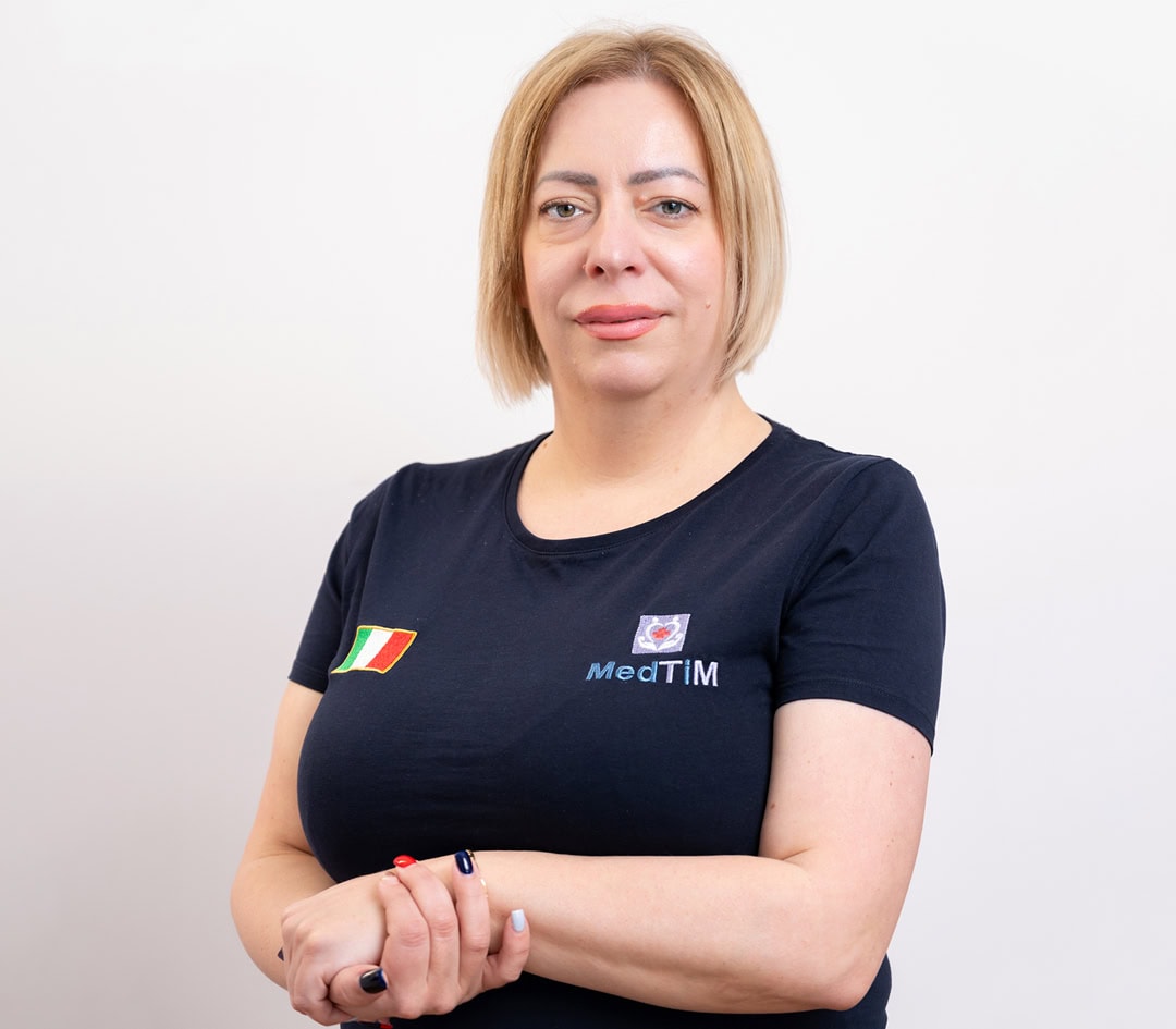 Маја Стефановиќ – преведувач за италијански јазик во клиниката MedTiM